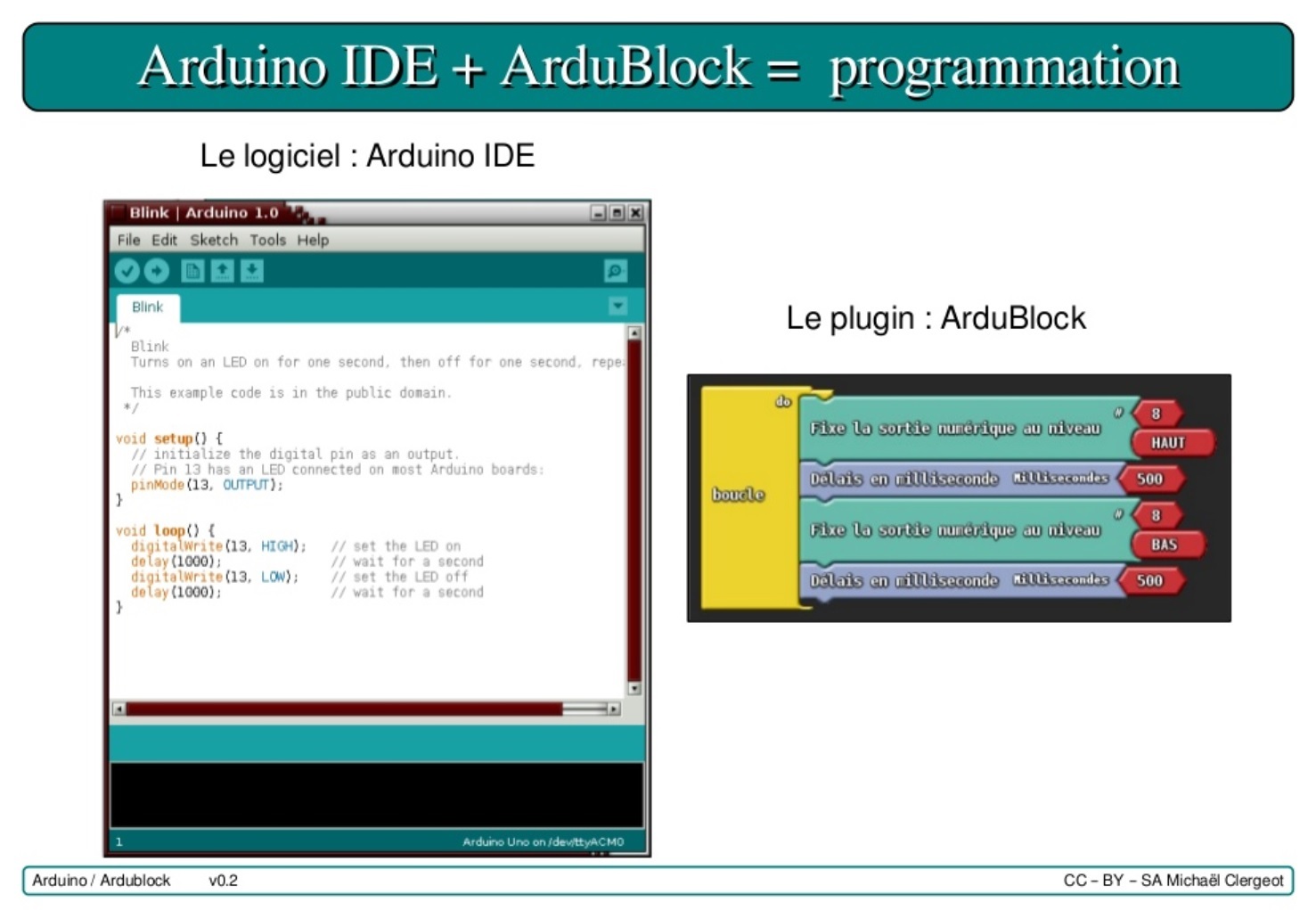 ArduBlock [Programmation au collège ]